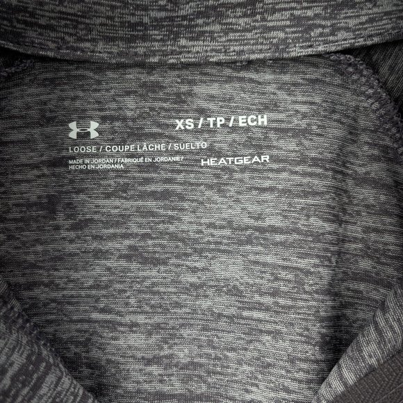 Under Armour Loose Purple Quarter Zip Activewear Top Size XS - Picture 3 of 5